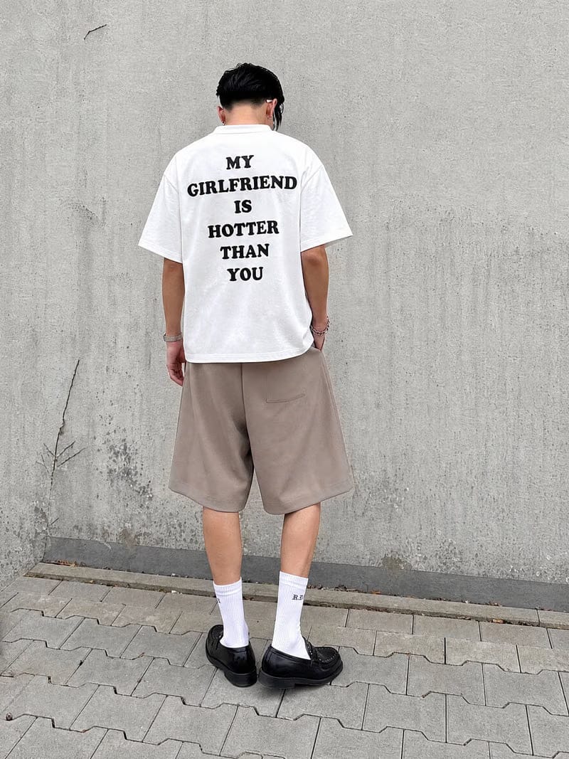 Forfksake Hotter Girlfriend T-Shirt White