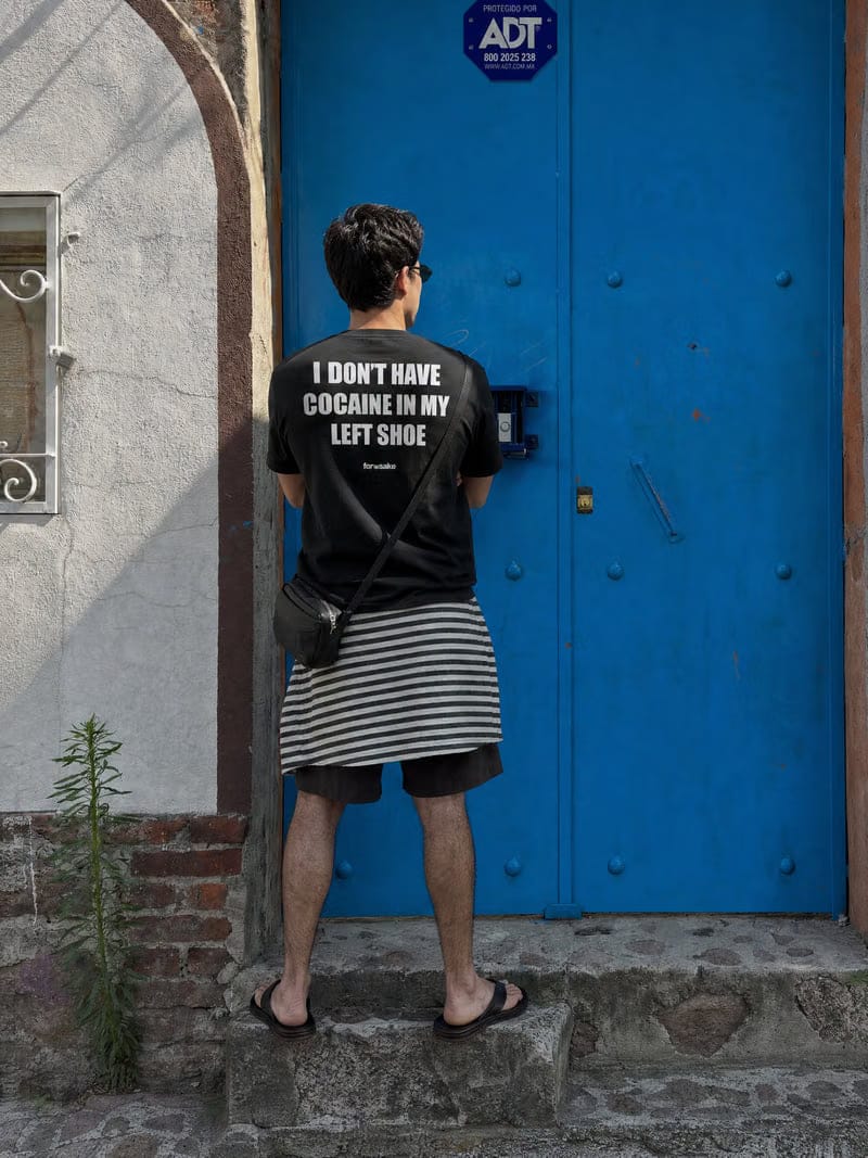 Forfksake I Don't Have Cocaine T-Shirt Black