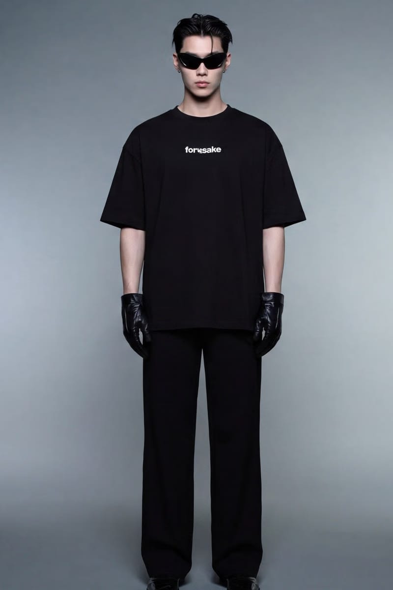 Forfksake No Guest List T-Shirt Black