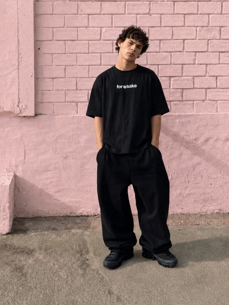 Forfksake No Guest List T-Shirt Black