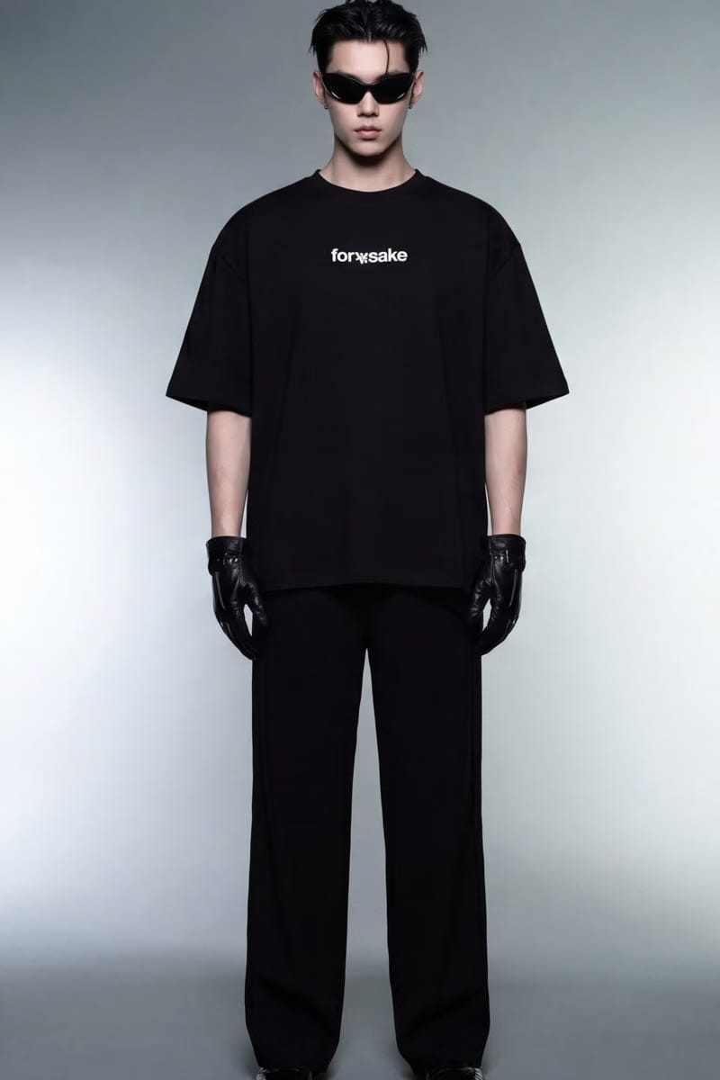 Forfksake Overworked And Underfucked T-Shirt Black