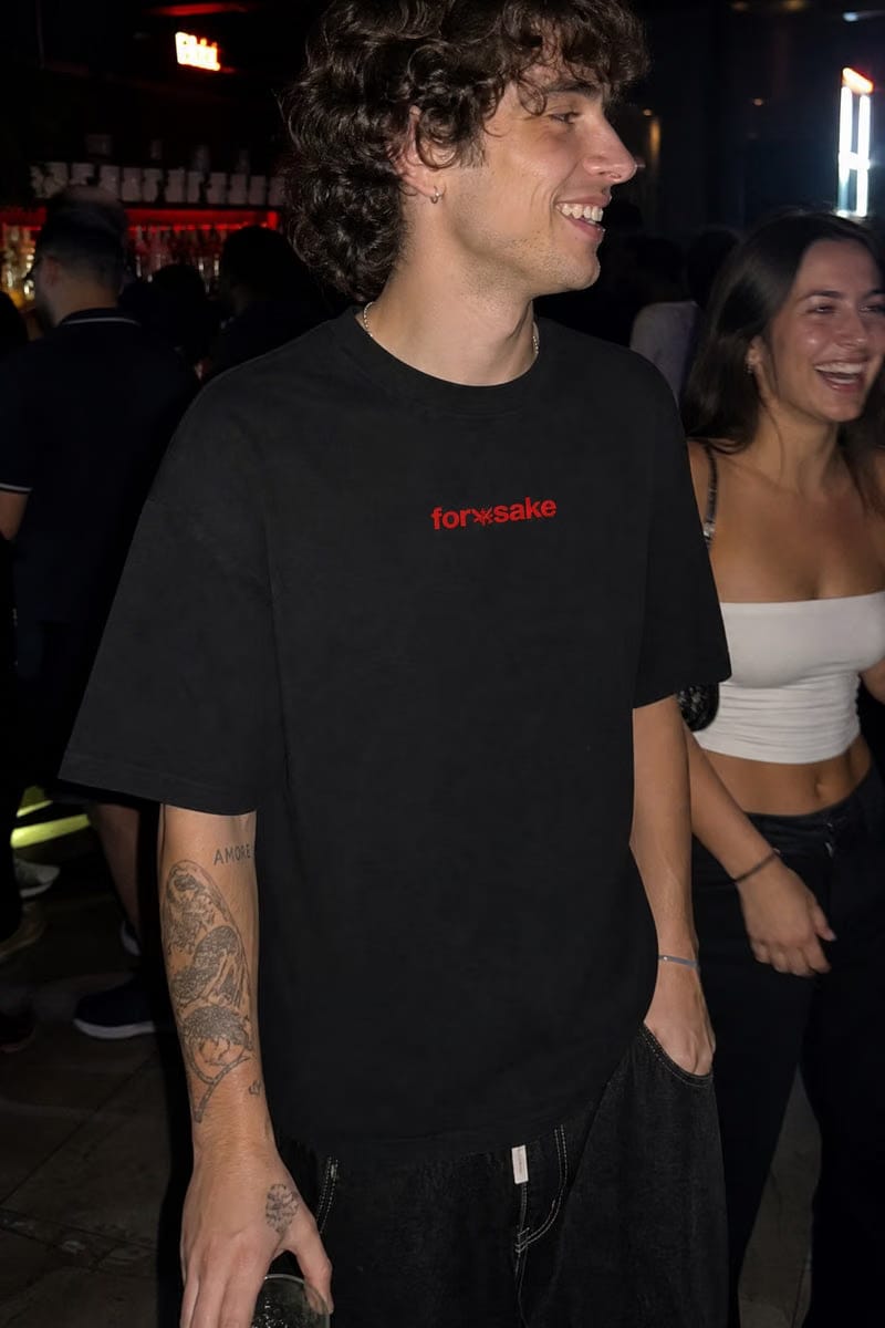 Forfksake Pray For Cars T-Shirt Black