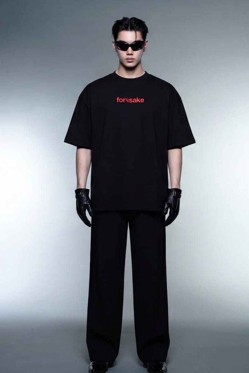 Forfksake Pray For Cars T-Shirt Black