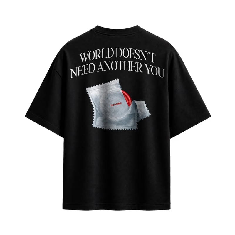 Forfksake Protect The World T-Shirt Black