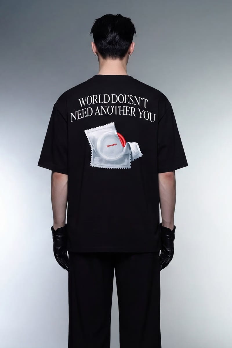 Forfksake Protect The World T-Shirt Black
