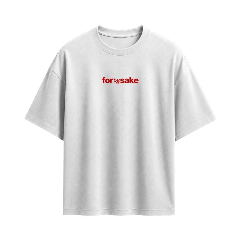 Forfksake Small Circle Big Checks T-Shirt White