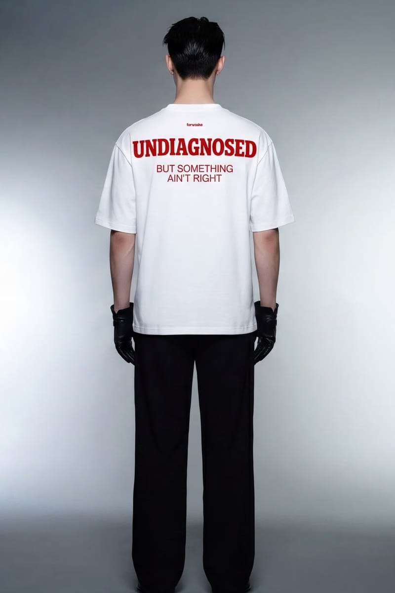 Forfksake Undiagnosed T-Shirt White