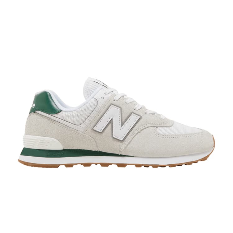 574 White Green Gum