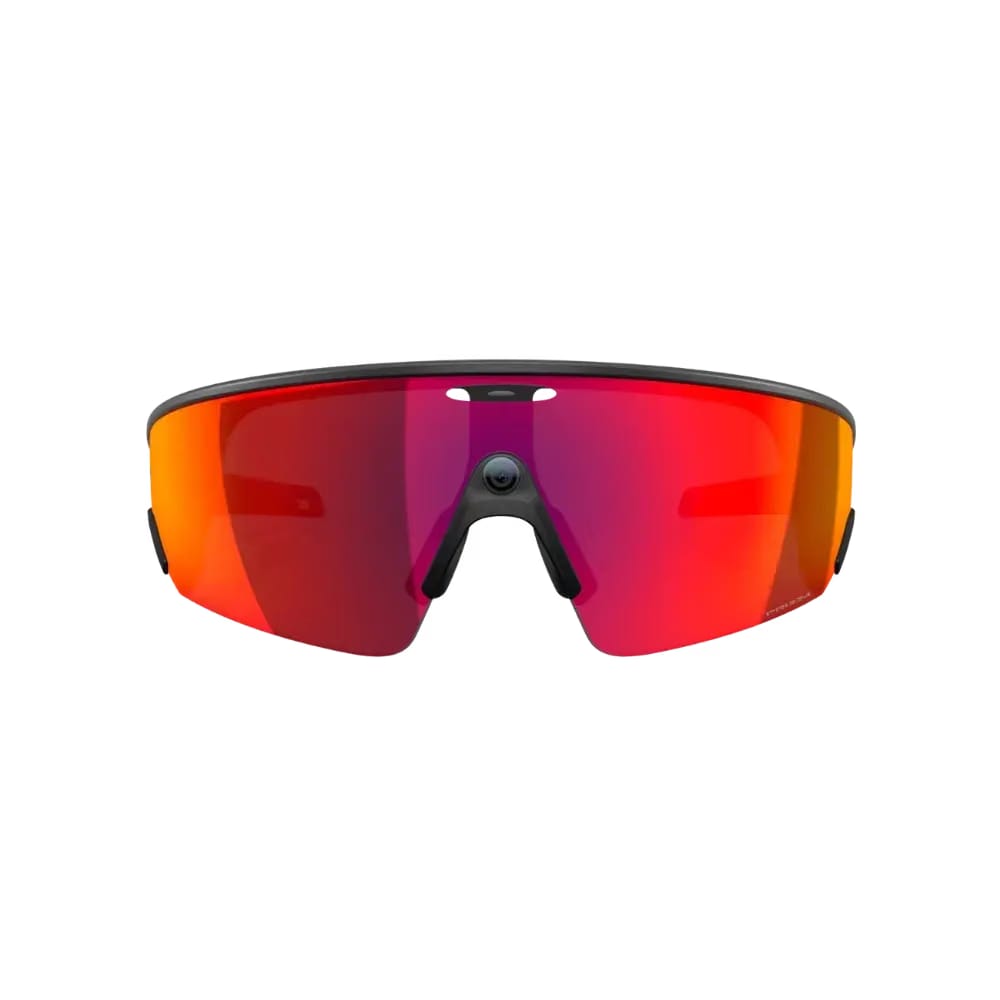 Meta x Oakley Sunglass Vanguard Prizm Road Lenses with Black Frame