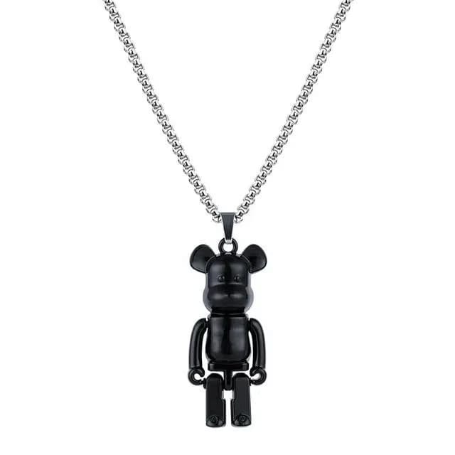 BEAR BRICKS SS PENDANT