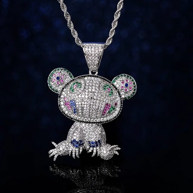 MURAKAMI PANDA ICED OUT PENDANT