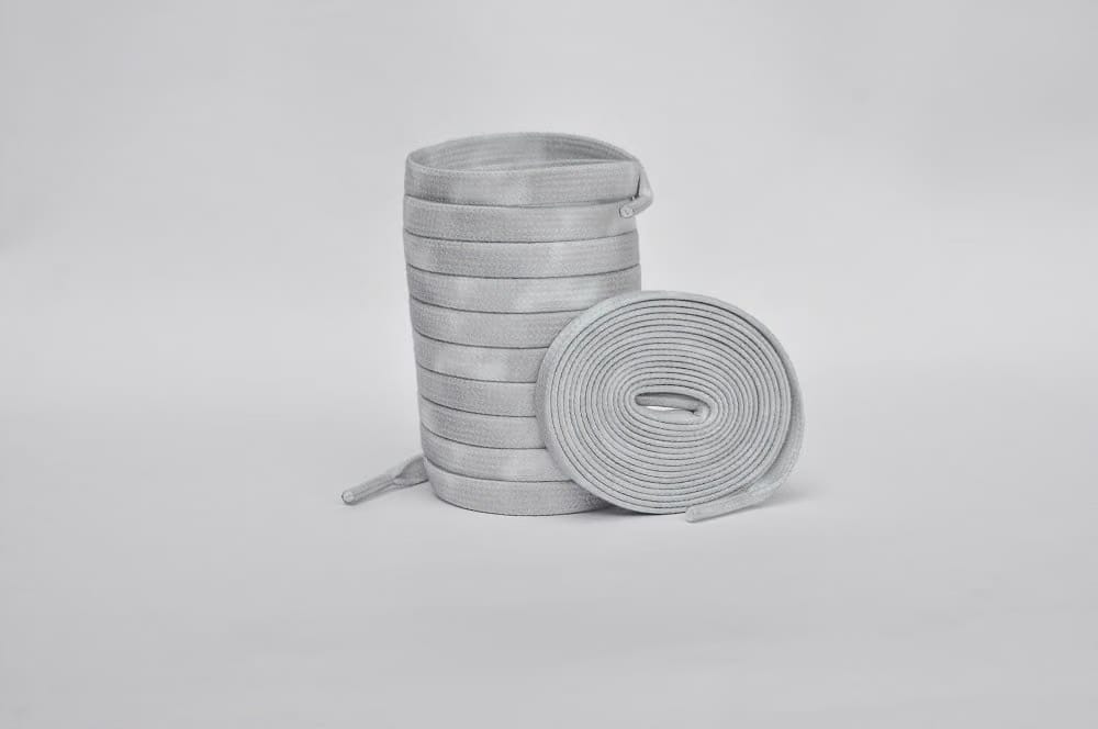 Tie Dye Laces- Grey Jordan Laces Kicks Machine
