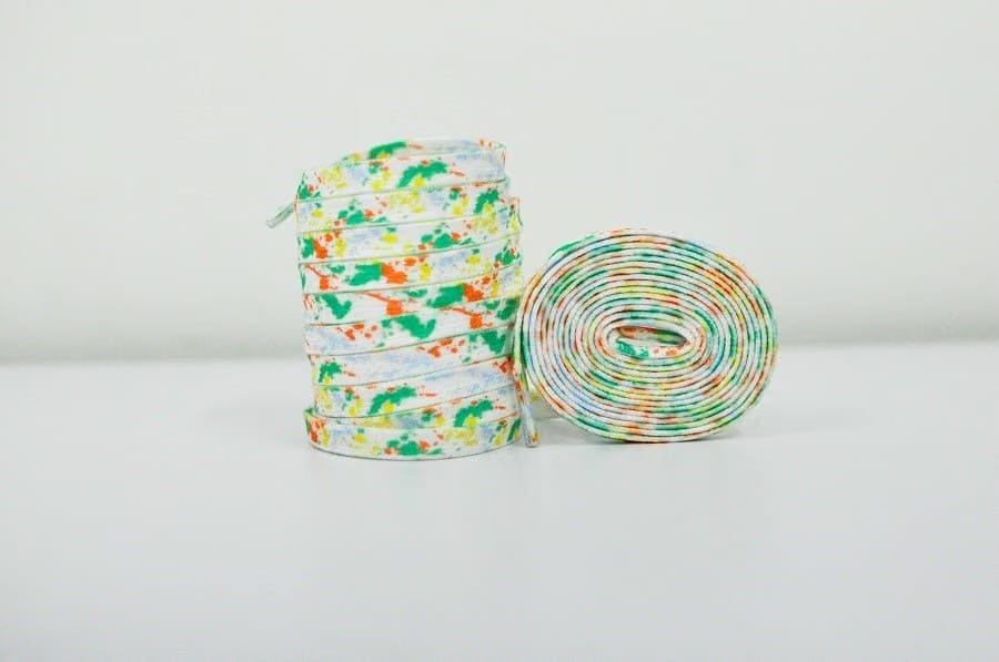 Tie Dye Laces- Multi Color Jordan Laces Kicks Machine