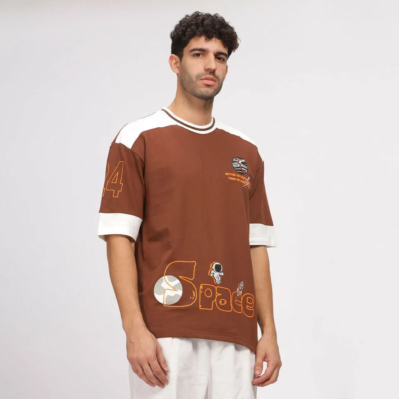 Rich Mocha Cut & Sew T-Shirt
