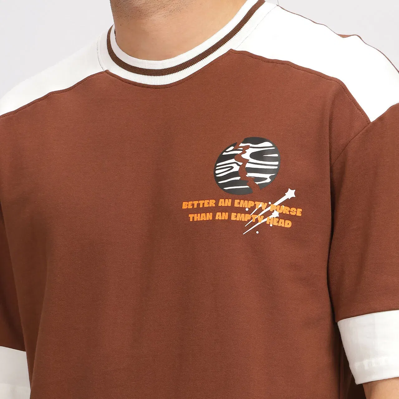 Rich Mocha Cut & Sew T-Shirt