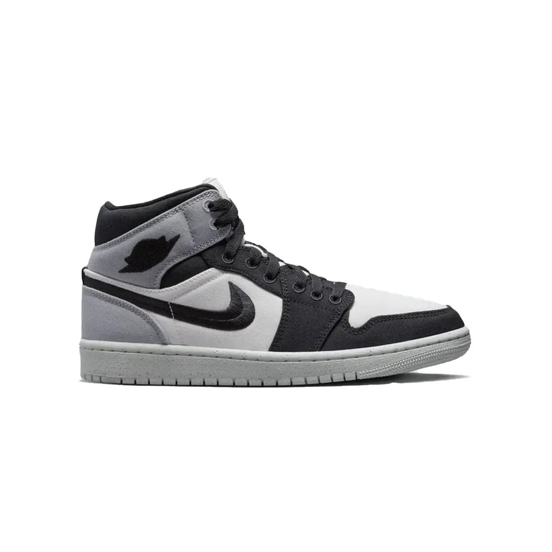 Air Jordan 1 Mid SE Sail/Black-LT Steel Grey Sale