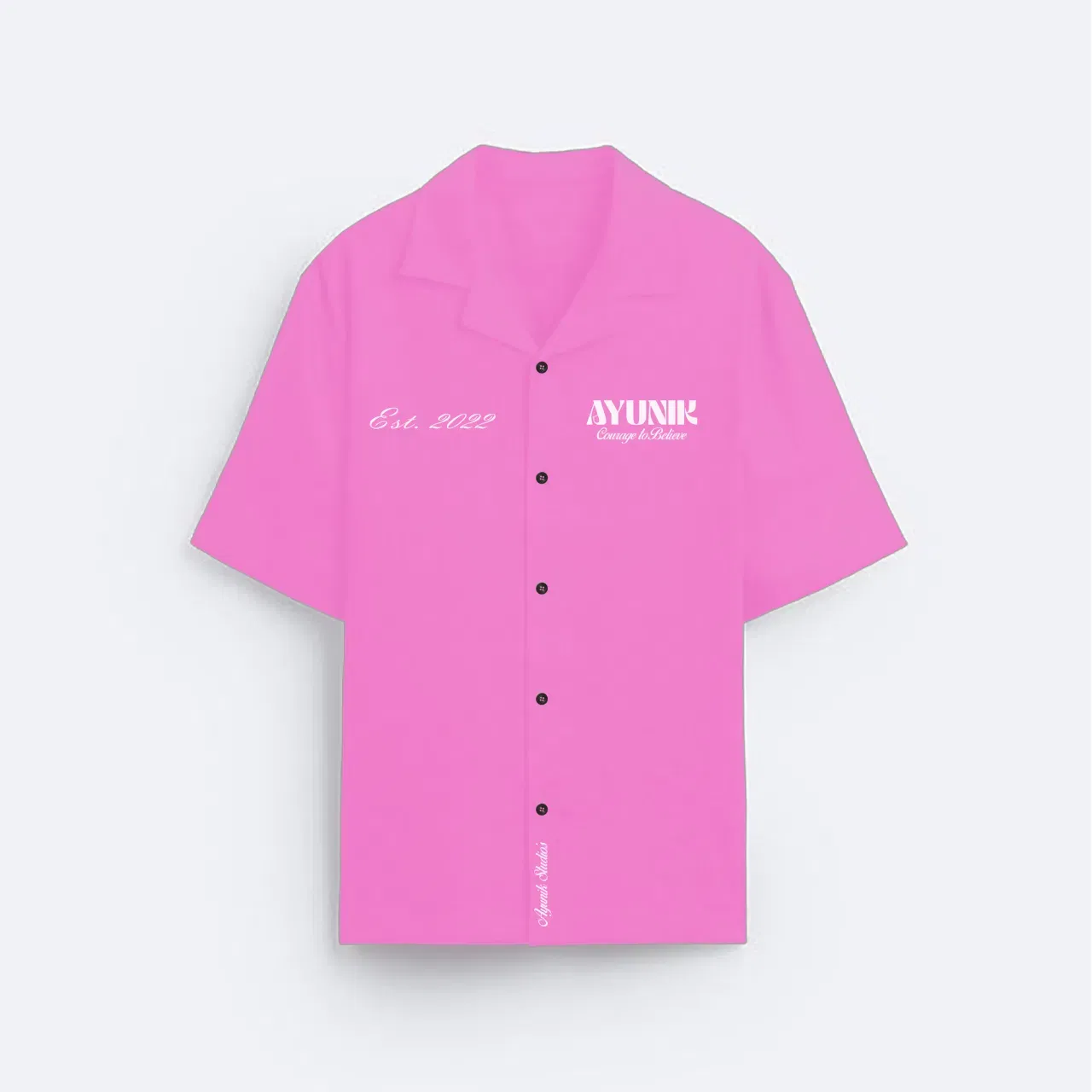 BabyPink Signature Bowling Shirt