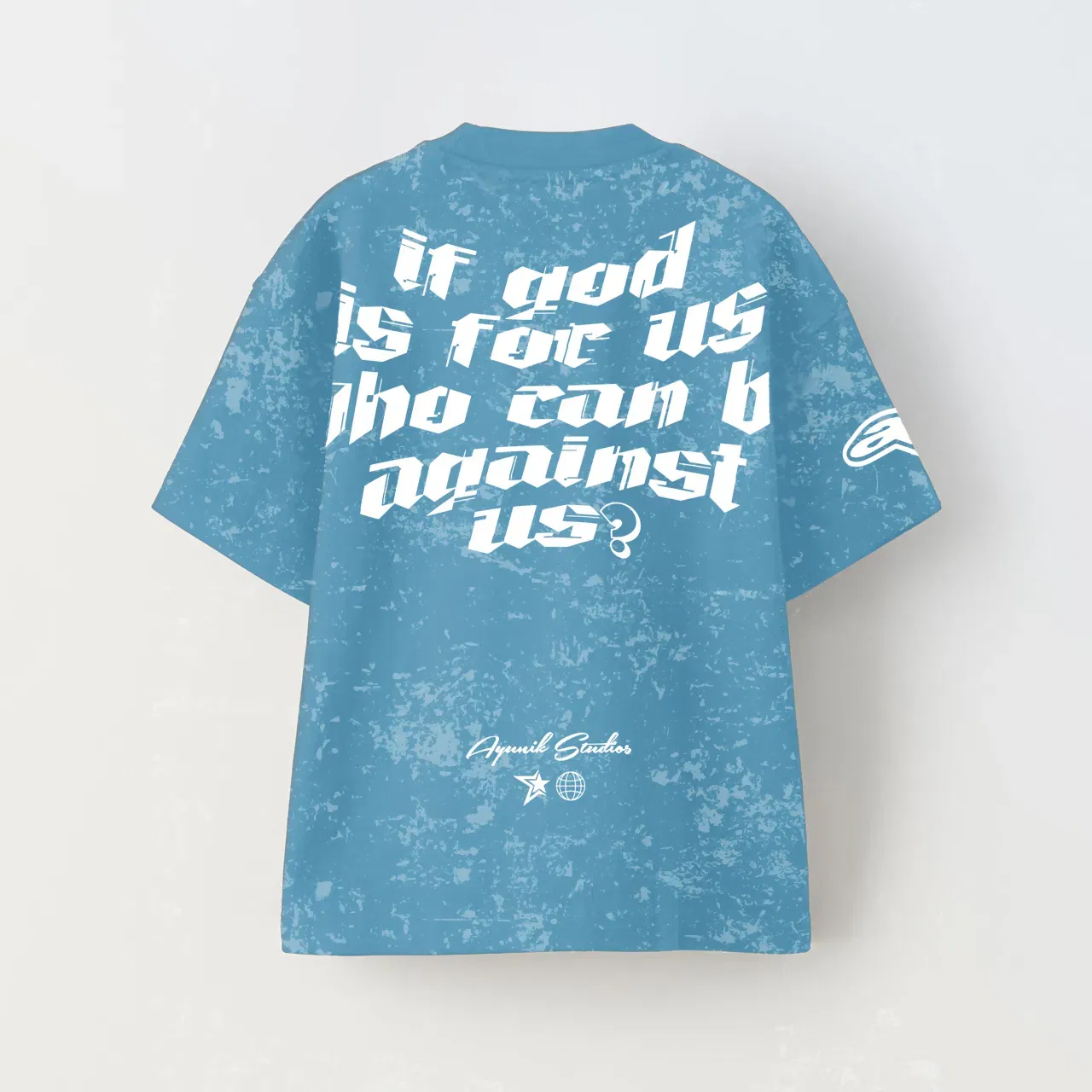 God's Shield T-Shirt ( Powder Blue)