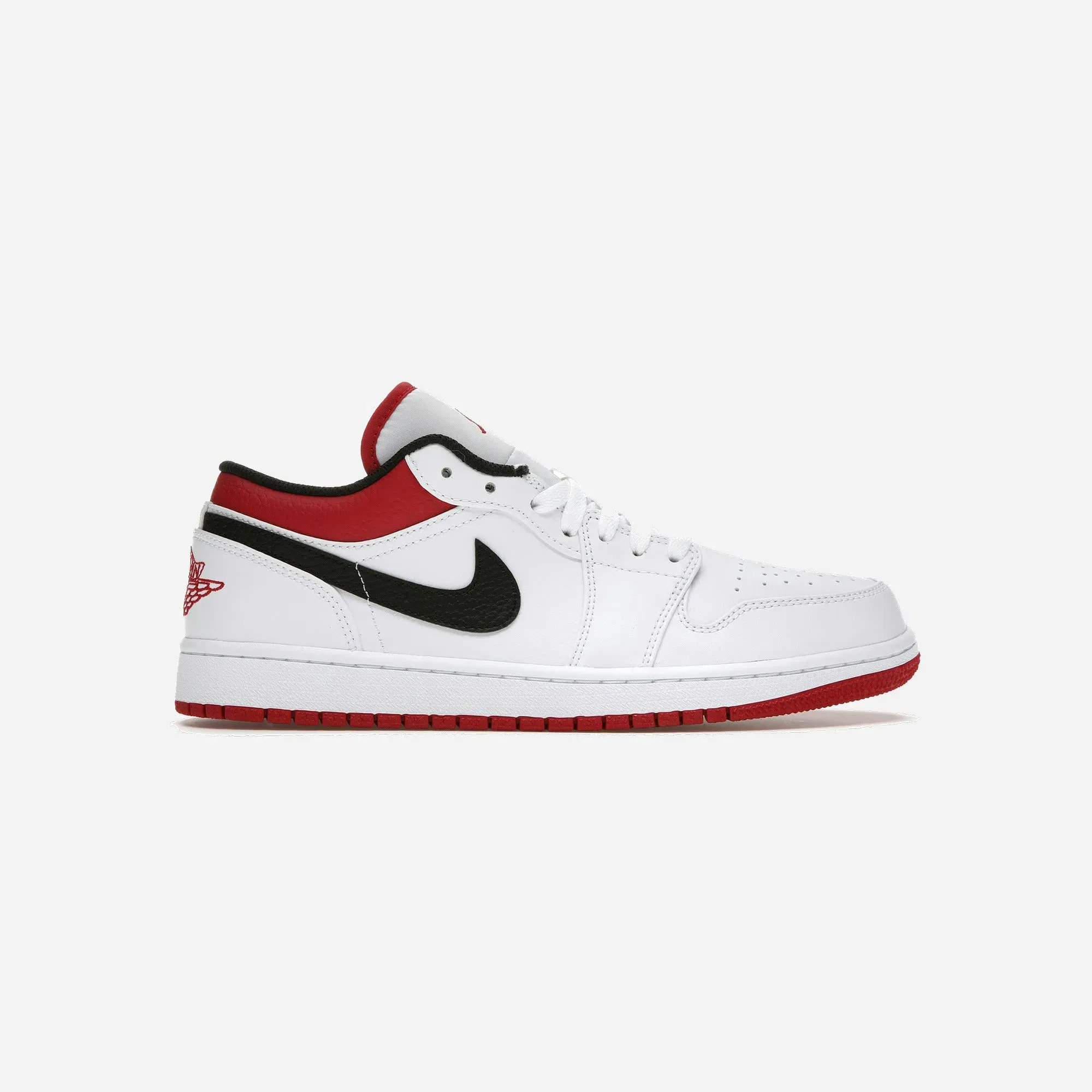 Jordan 1 Low White University Red Black