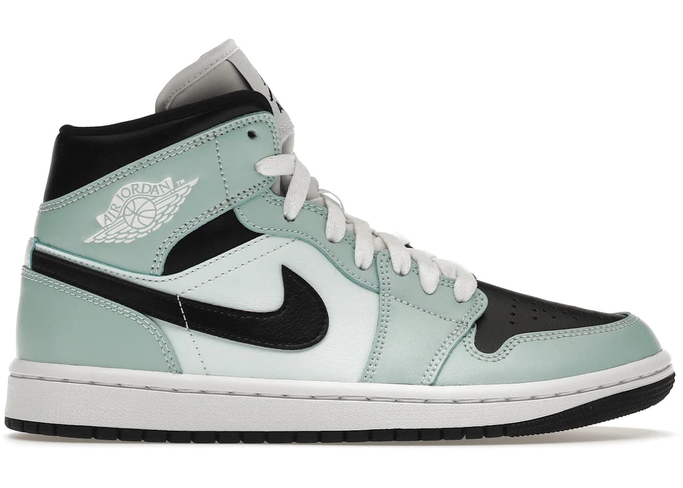 Wmns Air Jordan 1 Mid 'Aqua Black'