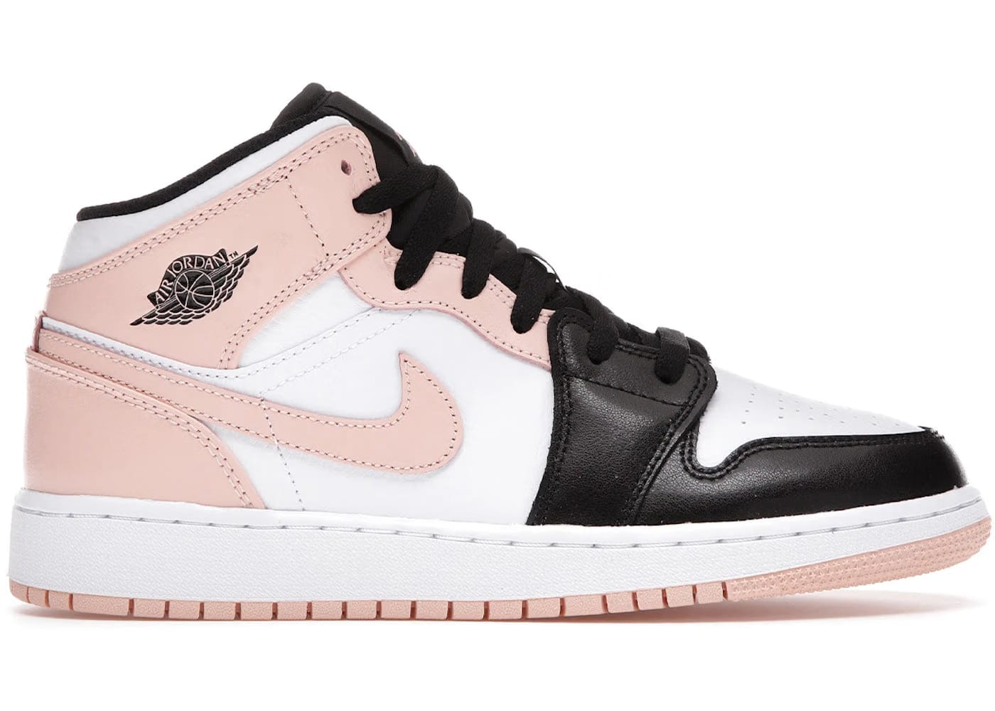 Jordan 1 Mid Arctic Orange Black Toe GS