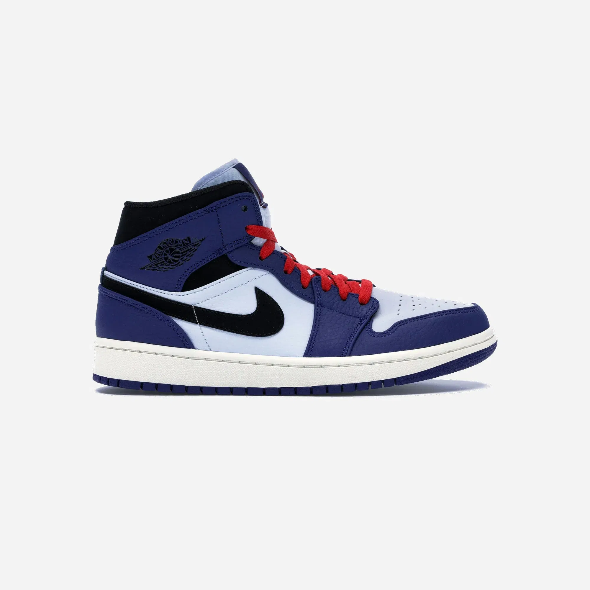 Jordan 1 Mid Deep Royal Blue Black