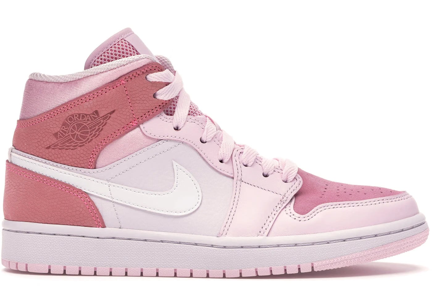 Wmns Air Jordan 1 Mid 'Digital Pink'