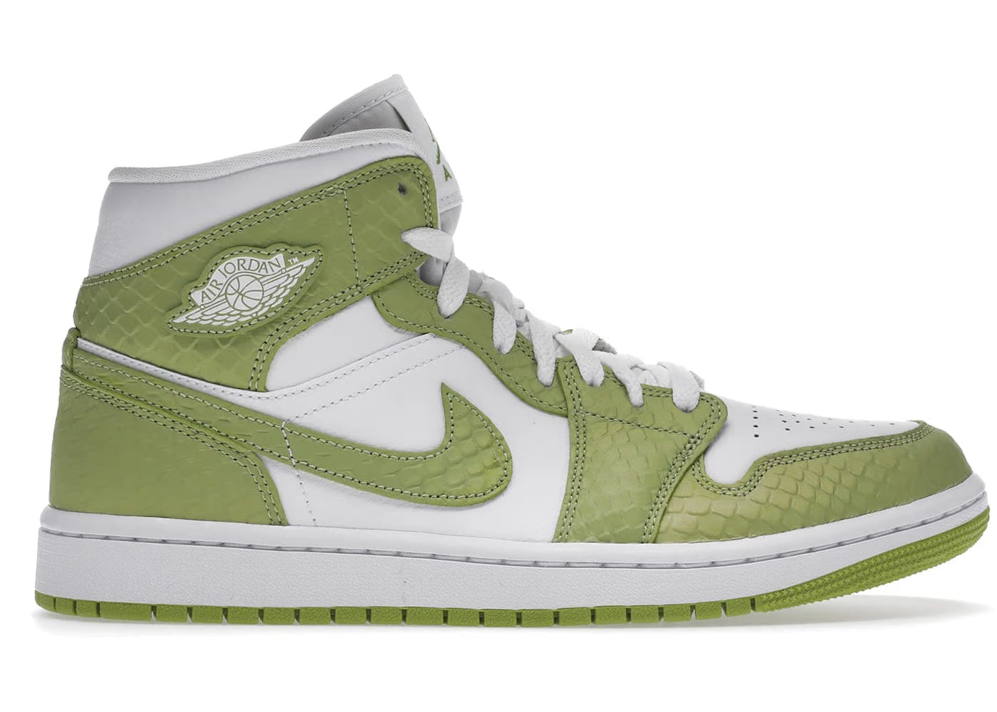 Wmns Air Jordan 1 Mid SE 'Green Python'
