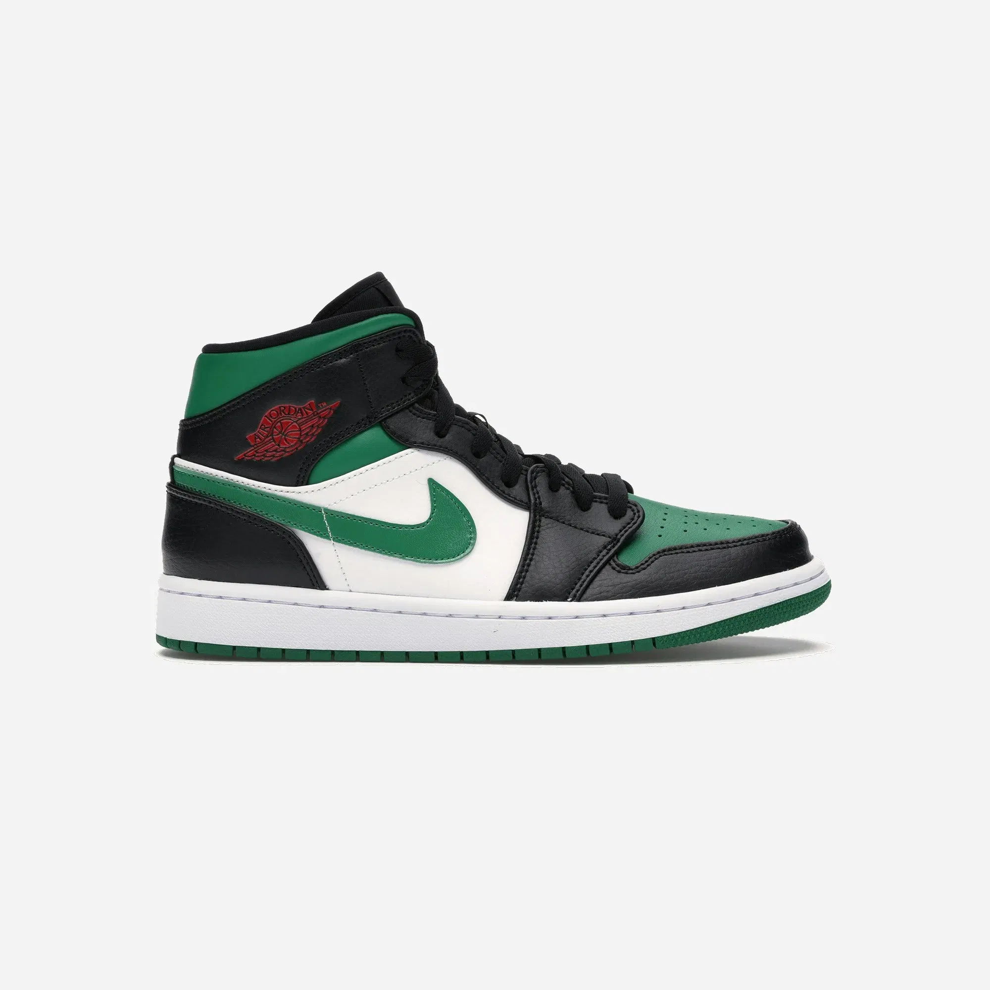 Jordan 1 Mid Green Toe