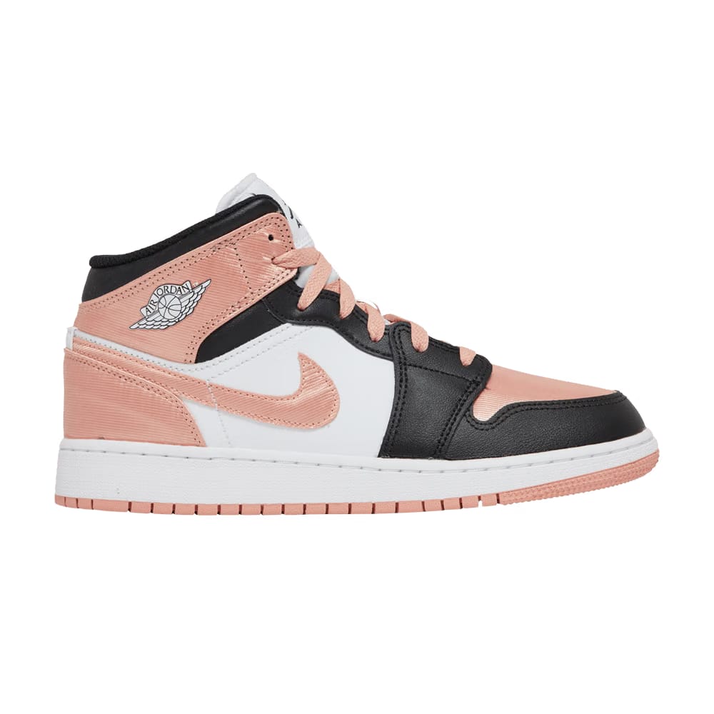 Air Jordan 1 Mid GS White Light Madder Root