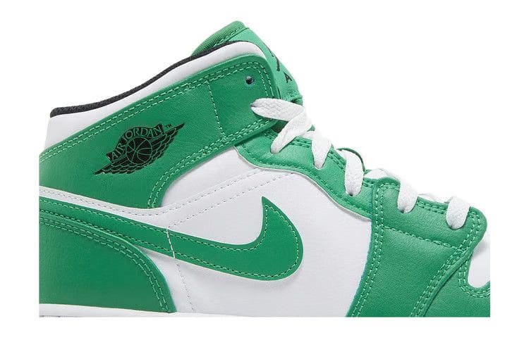 Jordan 1 Mid Lucky Green GS