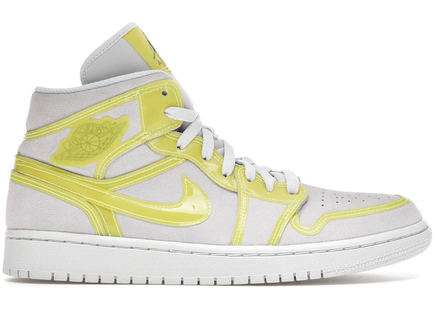 Wmns Air Jordan 1 Mid Lx Off White Opti Yellow