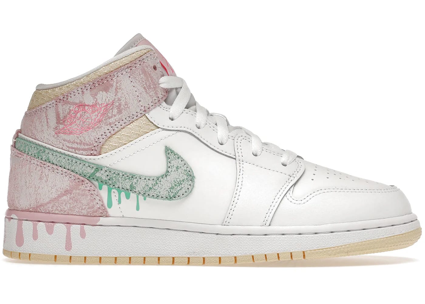 Jordan 1 Mid Paint Drip GS