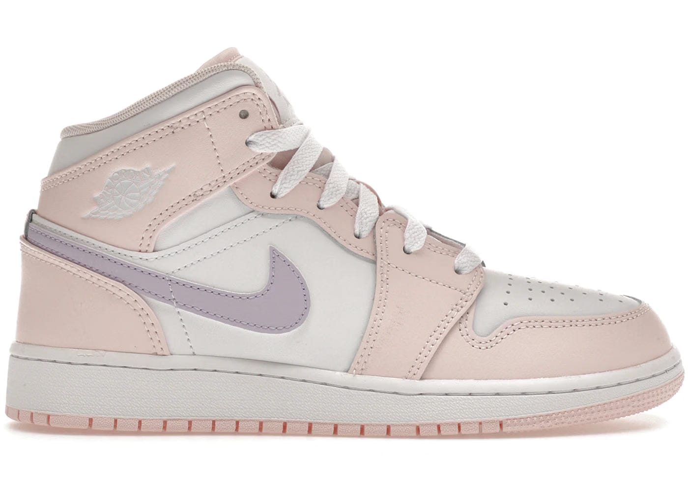 Jordan 1 Mid Pink Wash GS