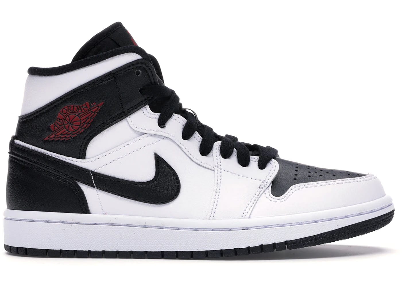 Wmns Air Jordan 1 Mid 'White Black'