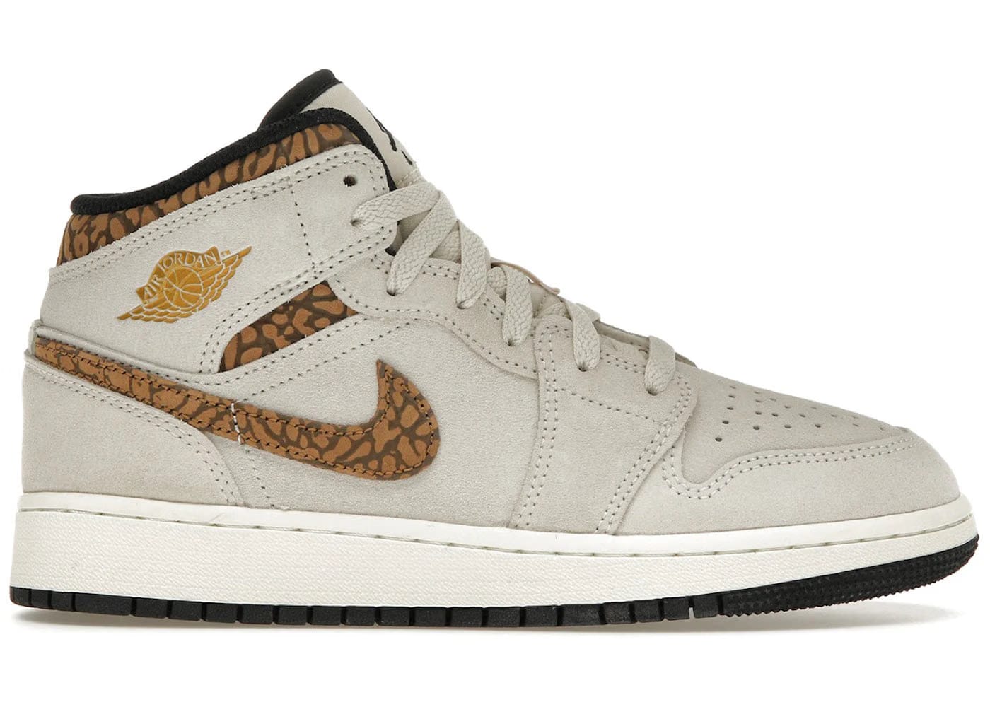 Jordan 1 Mid SE Brown Elephant GS