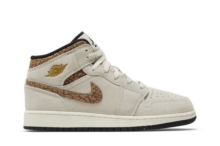 Jordan 1 Mid SE Brown Elephant GS
