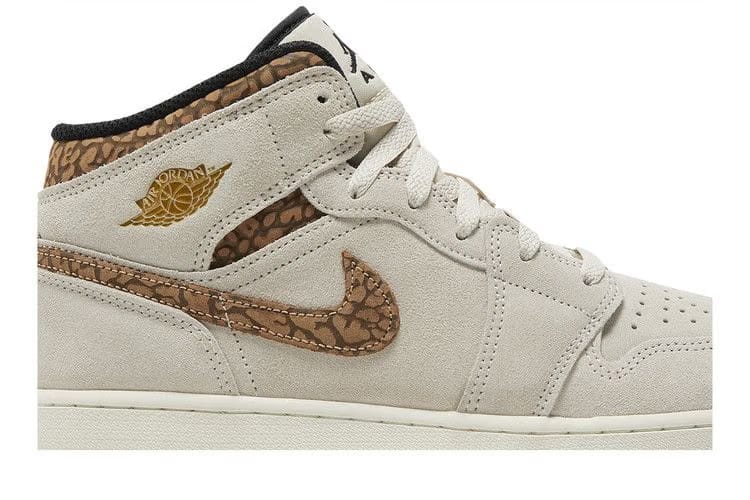 Jordan 1 Mid SE Brown Elephant GS