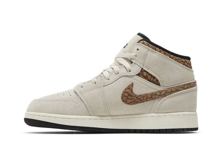 Jordan 1 Mid SE Brown Elephant GS
