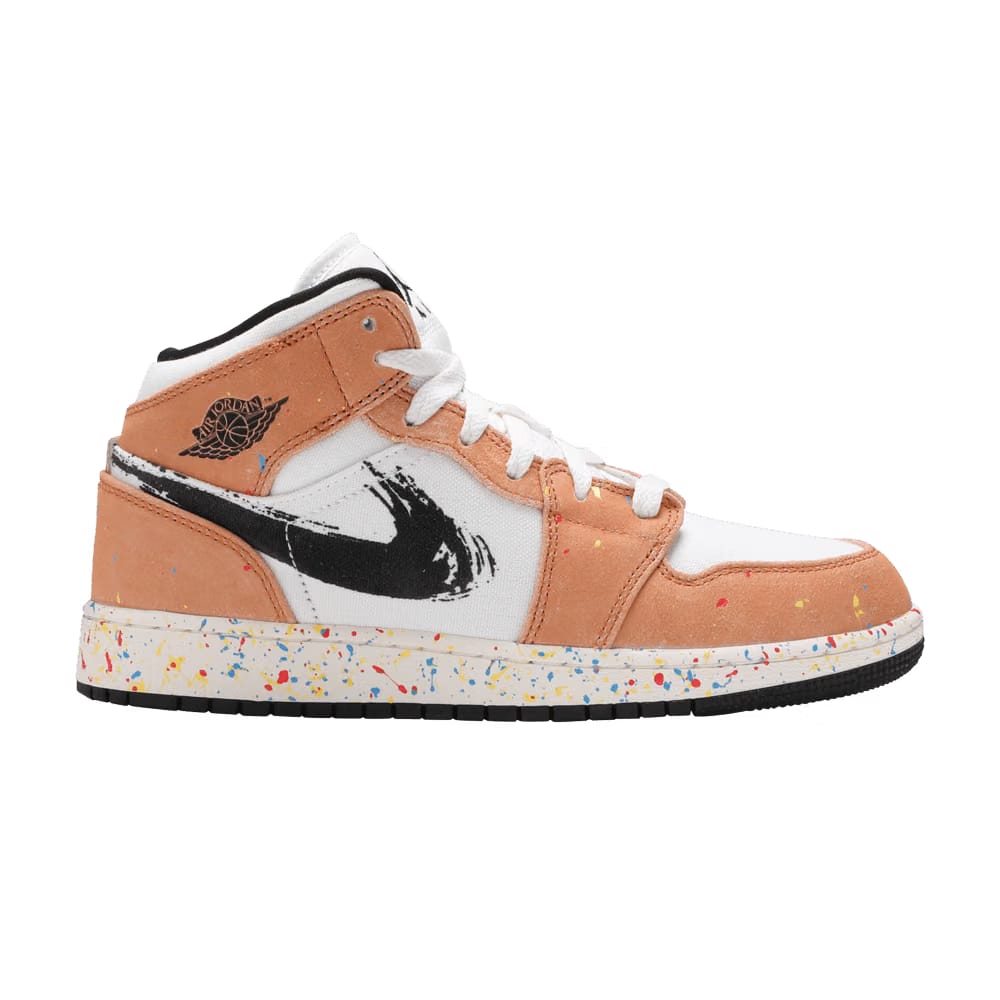 Jordan 1 Mid SE Brushstroke GS