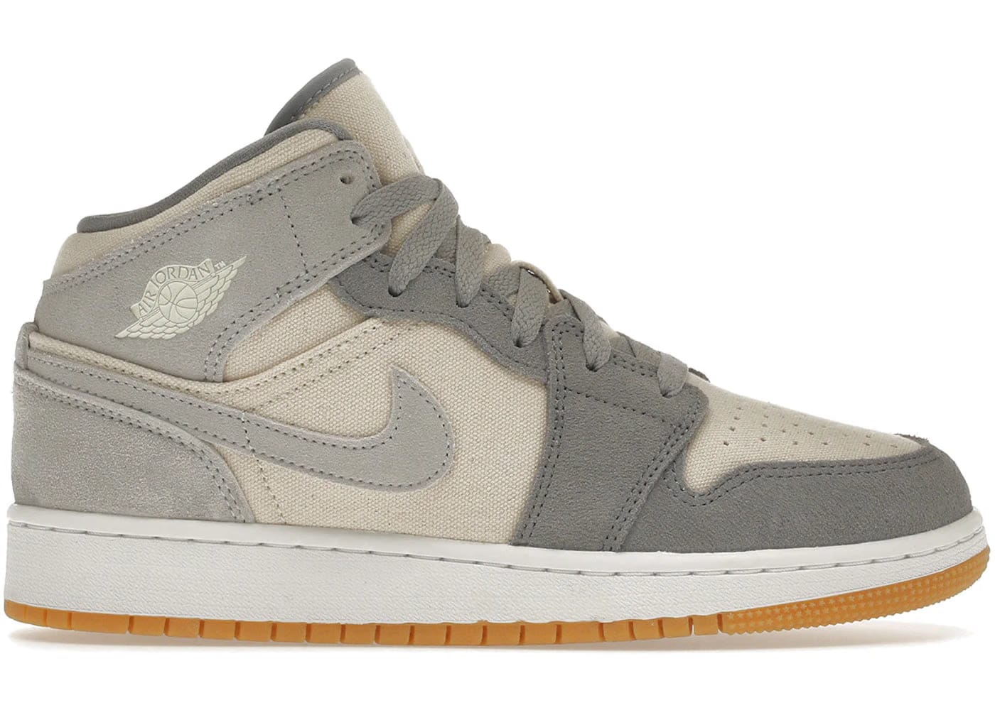 Jordan 1 Mid SE Coconut Milk Particle Grey GS
