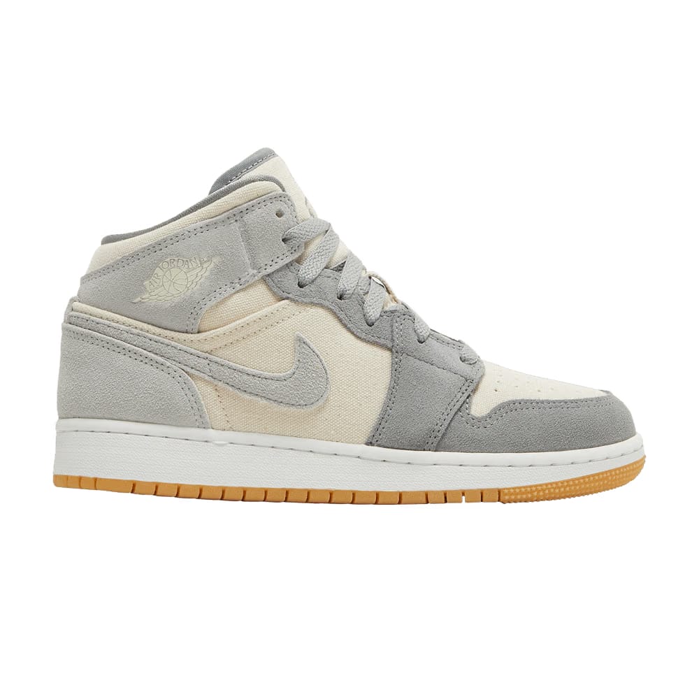 Jordan 1 Mid SE Coconut Milk Particle Grey GS