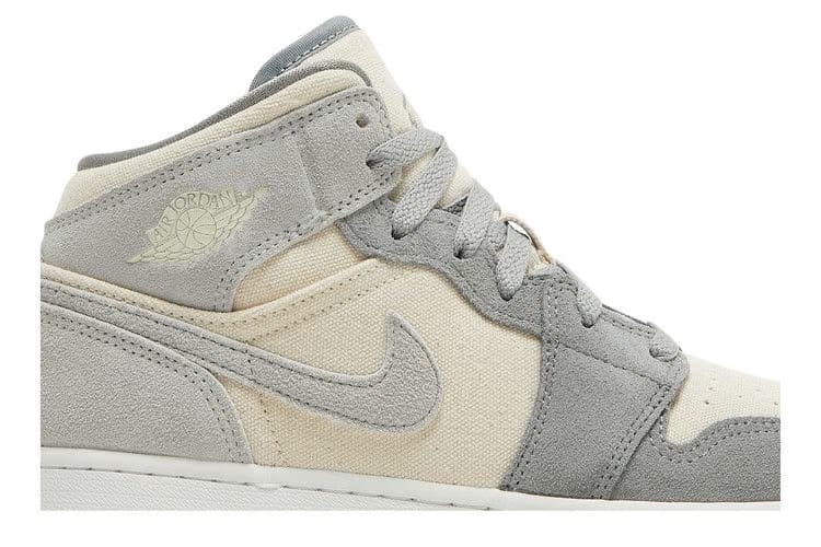 Jordan 1 Mid SE Coconut Milk Particle Grey GS