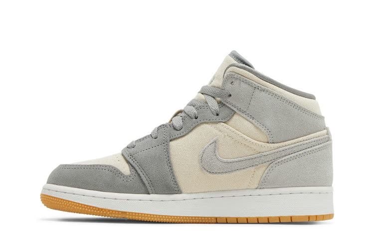 Jordan 1 Mid SE Coconut Milk Particle Grey GS