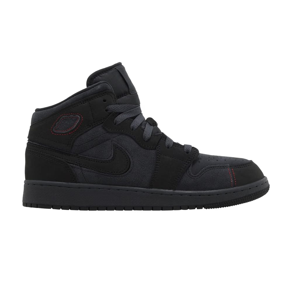 Jordan 1 Mid SE Craft Dark Smoke Red GS