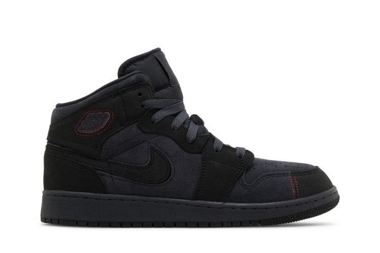 Jordan 1 Mid SE Craft Dark Smoke Red GS