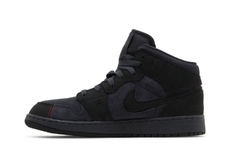 Jordan 1 Mid SE Craft Dark Smoke Red GS