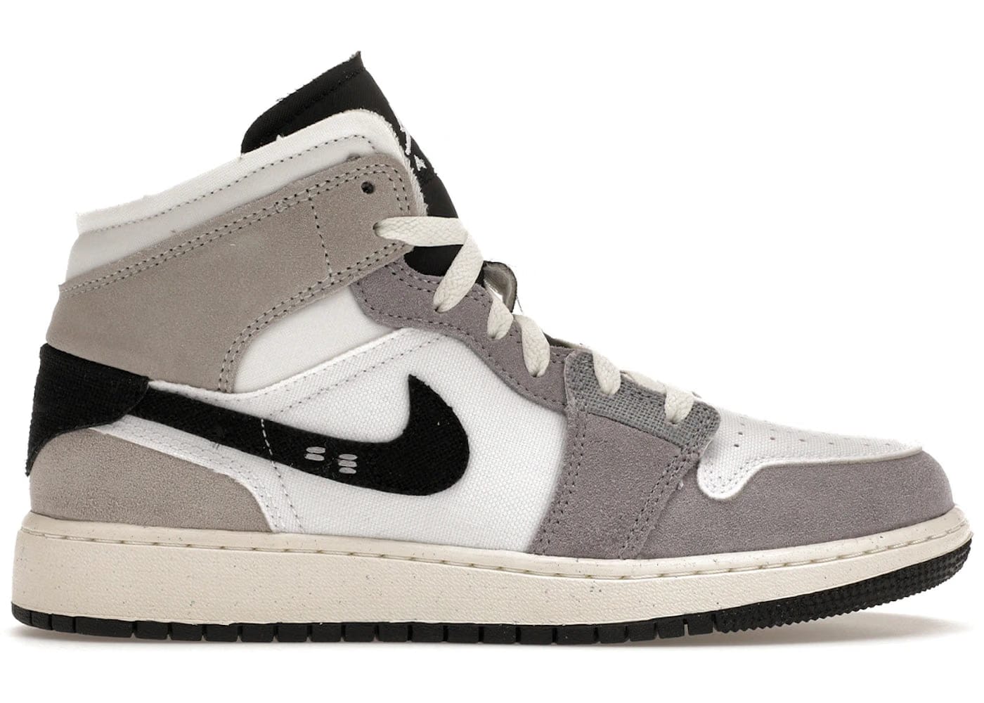 Air Jordan 1 Mid SE Craft GS Inside Out - Cement Grey
