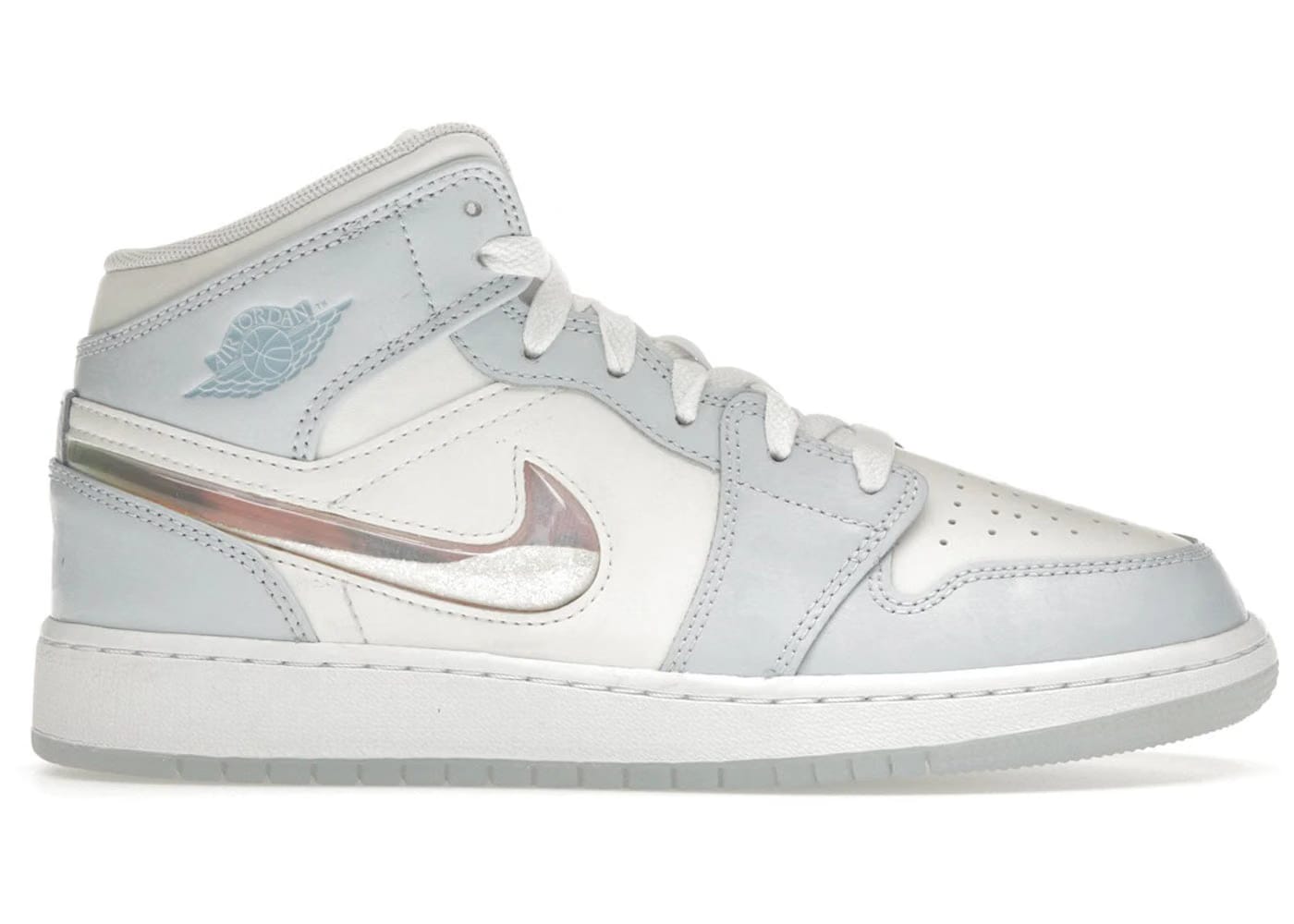 Jordan 1 Mid SE Glitter Swoosh GS