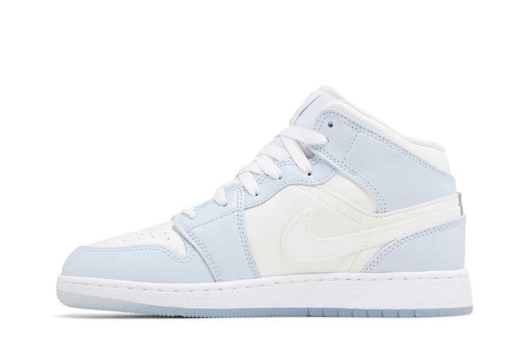 Jordan 1 Mid SE Glitter Swoosh GS